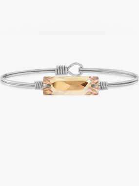Luca and Dani large Hudson silver bracelet